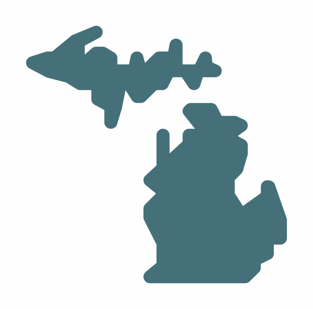 Icon of the state of Michigan